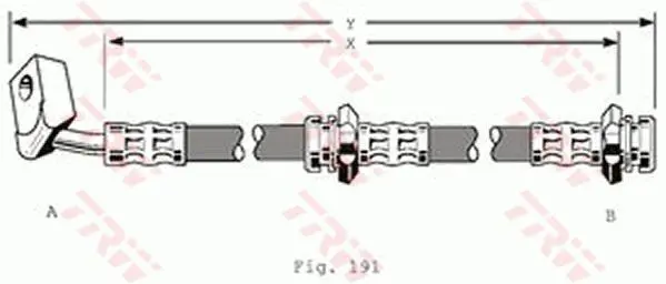 Handler.Part Brake hose TRW PHD130 1