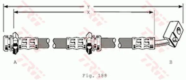 Handler.Part Brake hose TRW PHD149 1