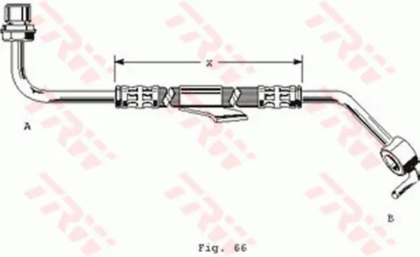 Handler.Part Brake hose TRW PHD249 1