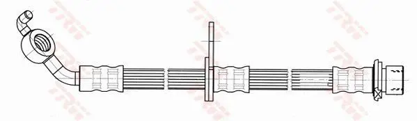 Handler.Part Brake hose TRW PHD7063 1