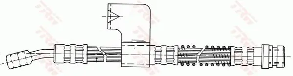 Handler.Part Brake hose TRW PHD753 1