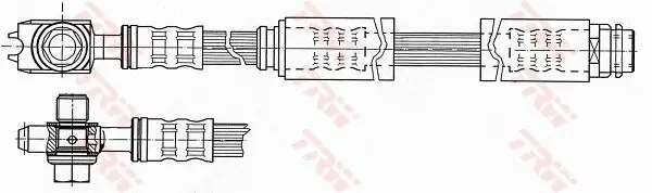 Handler.Part Brake hose TRW PHD946 1