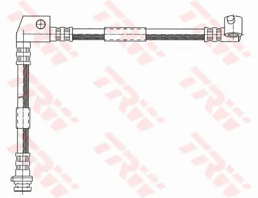 Handler.Part Brake hose TRW PHD971 3