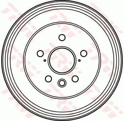 Handler.Part Brake drum TRW DB4110 1