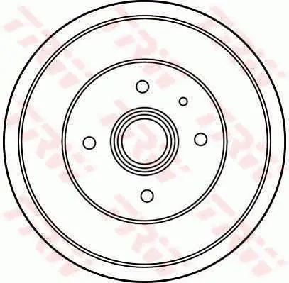 Handler.Part Brake drum TRW DB4200 1