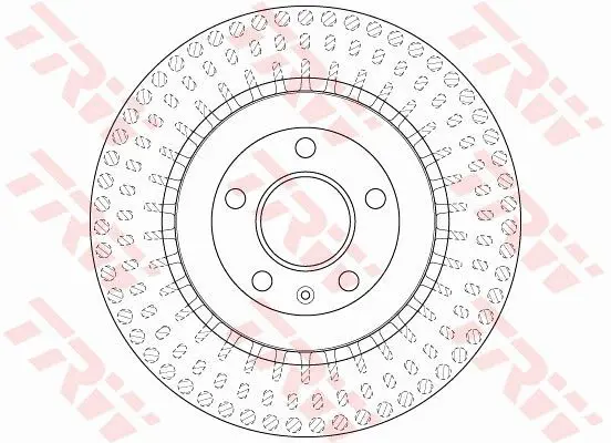 Handler.Part Brake disc TRW DF6175S 1