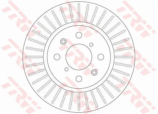 Handler.Part Brake disc TRW DF6232 1