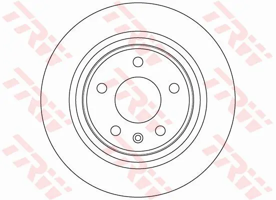 Handler.Part Brake disc TRW DF6370 1