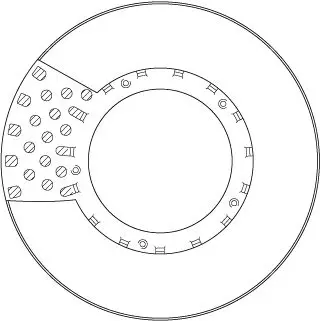 Handler.Part Brake disc TRW DF5033S 2