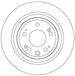 Handler.Part Brake disc TRW DF6678 2