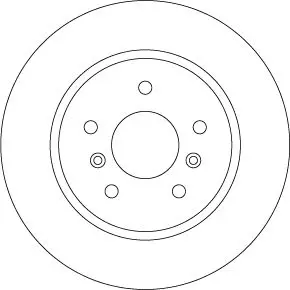 Handler.Part Brake disc TRW DF6787 1