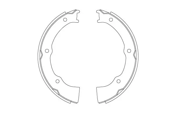 Handler.Part Brake shoe set, parking brake TRW GS8809 1