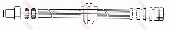 Handler.Part Brake hose TRW PHB155 2