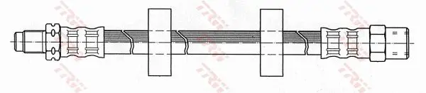 Handler.Part Brake hose TRW PHB202 2