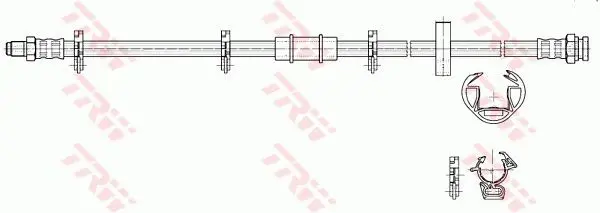 Handler.Part Brake hose TRW PHB242 2