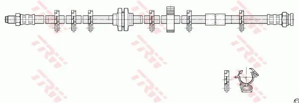 Handler.Part Brake hose TRW PHB268 2