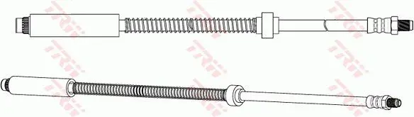 Handler.Part Brake hose TRW PHB287 2