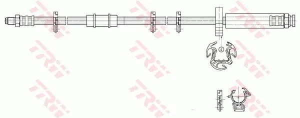 Handler.Part Brake hose TRW PHB293 2