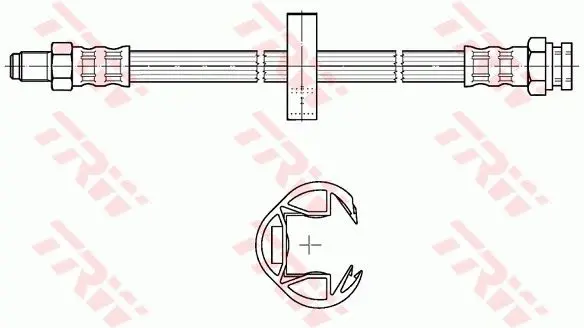 Handler.Part Brake hose TRW PHB302 2