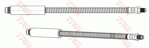 Handler.Part Brake hose TRW PHB411 2