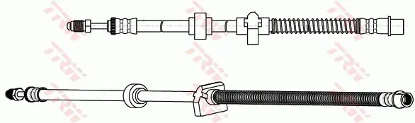 Handler.Part Brake hose TRW PHB419 2