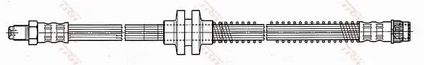 Handler.Part Brake hose TRW PHB483 2