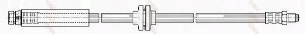 Handler.Part Brake hose TRW PHB506 2