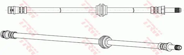 Handler.Part Brake hose TRW PHB647 2