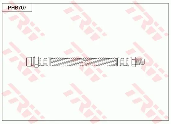 Handler.Part Brake hose TRW PHB707 1