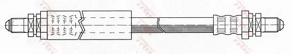 Handler.Part Brake hose TRW PHC224 2