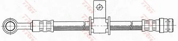 Handler.Part Brake hose TRW PHD106 2