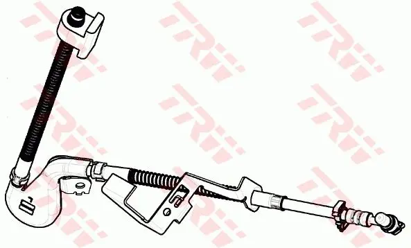 Handler.Part Brake hose TRW PHD1135 2