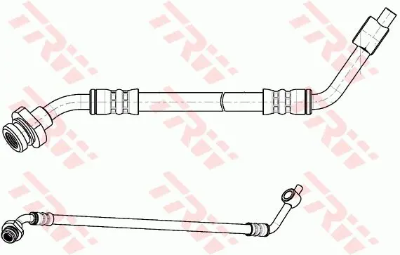 Handler.Part Brake hose TRW PHD1137 2