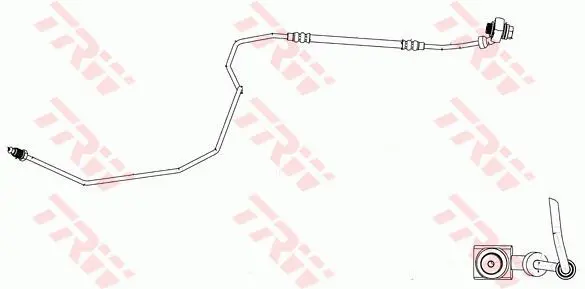 Handler.Part Brake hose TRW PHD1162 2