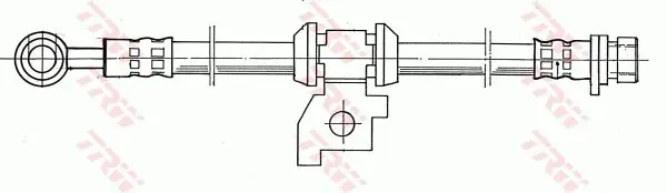 Handler.Part Brake hose TRW PHD116 2