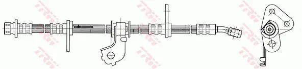 Handler.Part Brake hose TRW PHD140 2