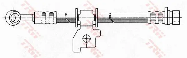 Handler.Part Brake hose TRW PHD154 2