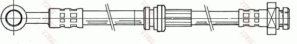 Handler.Part Brake hose TRW PHD168 2