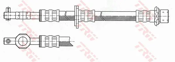 Handler.Part Brake hose TRW PHD203 2