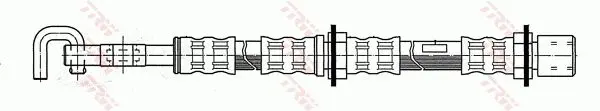 Handler.Part Brake hose TRW PHD204 2