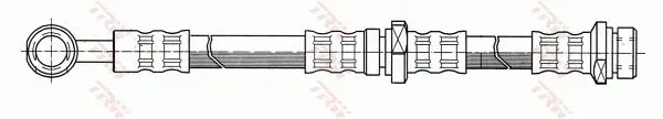 Handler.Part Brake hose TRW PHD215 2