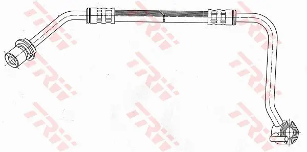 Handler.Part Brake hose TRW PHD230 2