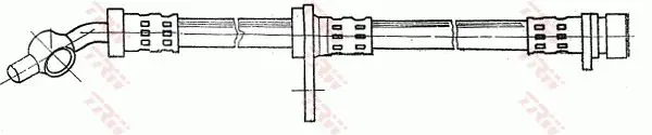 Handler.Part Brake hose TRW PHD240 2