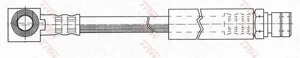 Handler.Part Brake hose TRW PHD244 2