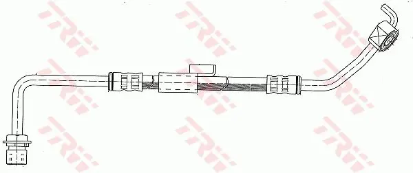 Handler.Part Brake hose TRW PHD249 2