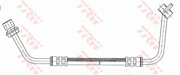 Handler.Part Brake hose TRW PHD252 2