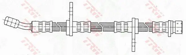 Handler.Part Brake hose TRW PHD255 2