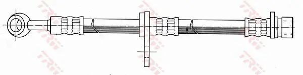 Handler.Part Brake hose TRW PHD278 2