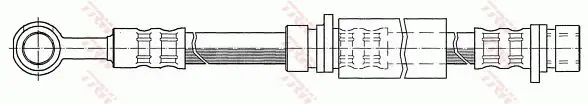 Handler.Part Brake hose TRW PHD318 2