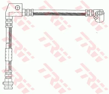 Handler.Part Brake hose TRW PHD446 2